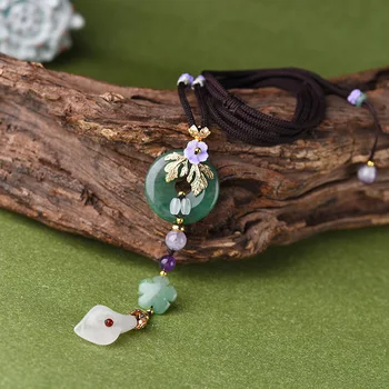 BOEYCJR Ping An Kou Natural Stone Necklace Handmade Fashion Jewelry Rope Chain Long Pendant Necklace for Women Gift
BOEYCJR Ping An Kou Natural Stone Necklace Handmade Fashion Jewelry Rope Chain Long Pendant Necklace for Women Gift