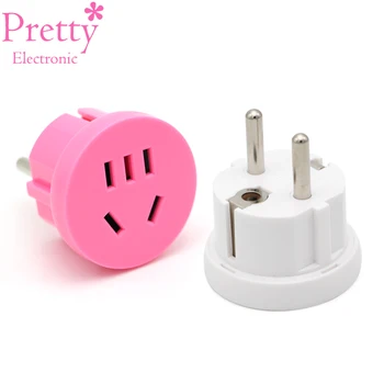 Round Pin Socket US AU To EU Plug USA AUS To Euro Europe Travel Wall Power Plug Charger Outlet Adapter Converter Safety Valve
Round Pin Socket US AU To EU Plug USA AUS To Euro Europe Travel Wall Power Plug Charger Outlet Adapter Converter Safety Valve