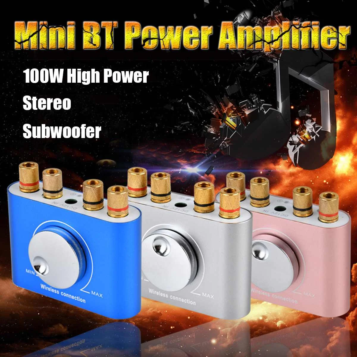 2019 Latest 12V 100W Nobsound Mini Bluetooths 4.2 Digital Amplifier Hifi Stereo Home Audio Power AMP
2019 Latest 12V 100W Nobsound Mini Bluetooths 4.2 Digital Amplifier Hifi Stereo Home Audio Power AMP