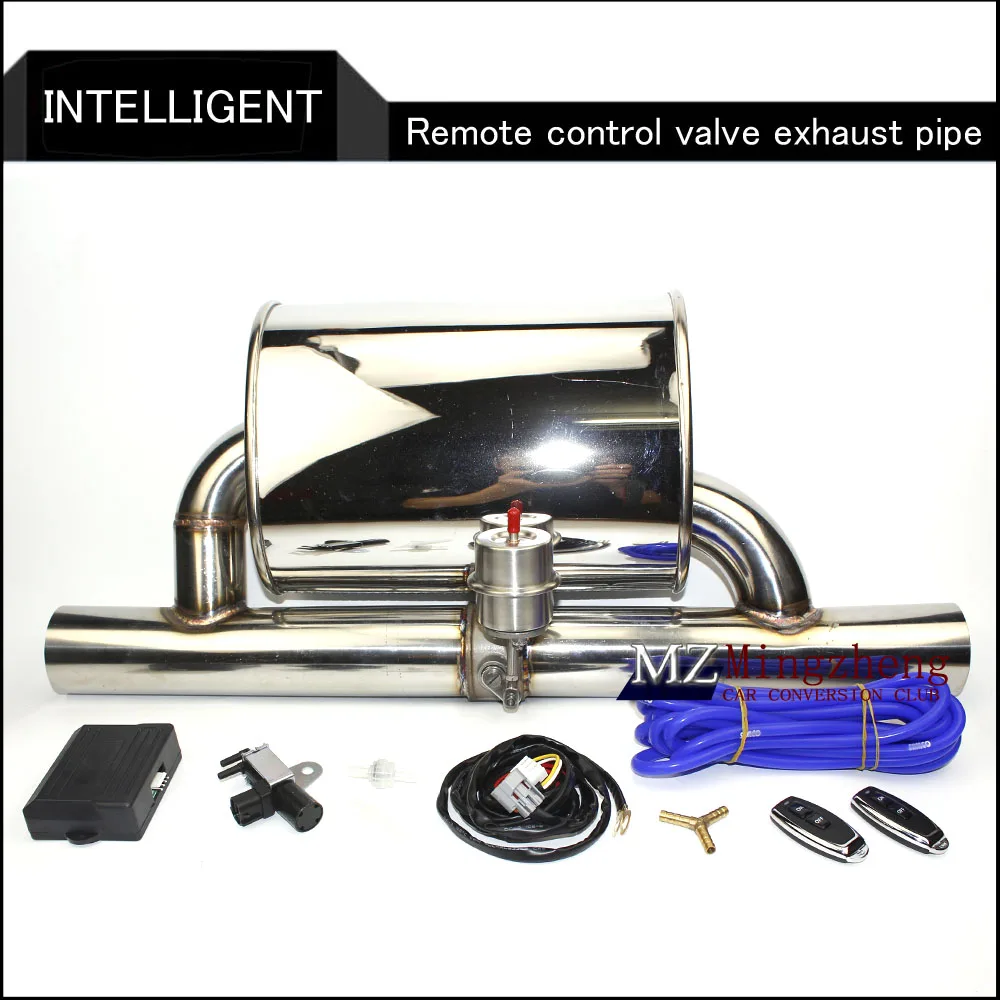 2.5" Exhaust System Stainless Steel Electric Exhaust CutOut Valve With Electronic Remote Control Switch Muffler exhaust pipe
2.5" Exhaust System Stainless Steel Electric Exhaust CutOut Valve With Electronic Remote Control Switch Muffler exhaust pipe