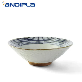 7 inch Japanese Style Retro Coarse Pottery Ramen Bowls Creative Restaurant Dinnerware Ceramic Soup Bowl Home Kitchen Accessories
7 inch Japanese Style Retro Coarse Pottery Ramen Bowls Creative Restaurant Dinnerware Ceramic Soup Bowl Home Kitchen Accessories