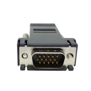 2pcs/lot CY VGA RGB 15pin Extender Male To LAN CAT5 CAT5e RJ45 Ethernet Female Adapter Black
2pcs/lot CY VGA RGB 15pin Extender Male To LAN CAT5 CAT5e RJ45 Ethernet Female Adapter Black