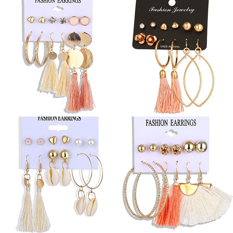 12 New Fashion Boho Geometric Drop Earrings For Women Vintage Rhombic Crystal Big Earrings Set 2019 Female Bohemian Jewelry
12 New Fashion Boho Geometric Drop Earrings For Women Vintage Rhombic Crystal Big Earrings Set 2019 Female Bohemian Jewelry