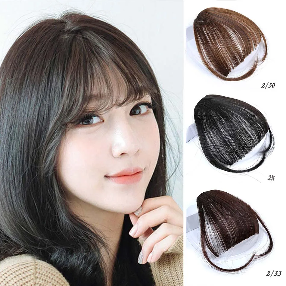 MUMUPI Clip In Bangs Fake Hair Extension Hairpieces False Hair Piece Synthetic Hair Fringe Bangs Front Neat Bang for Women
MUMUPI Clip In Bangs Fake Hair Extension Hairpieces False Hair Piece Synthetic Hair Fringe Bangs Front Neat Bang for Women
