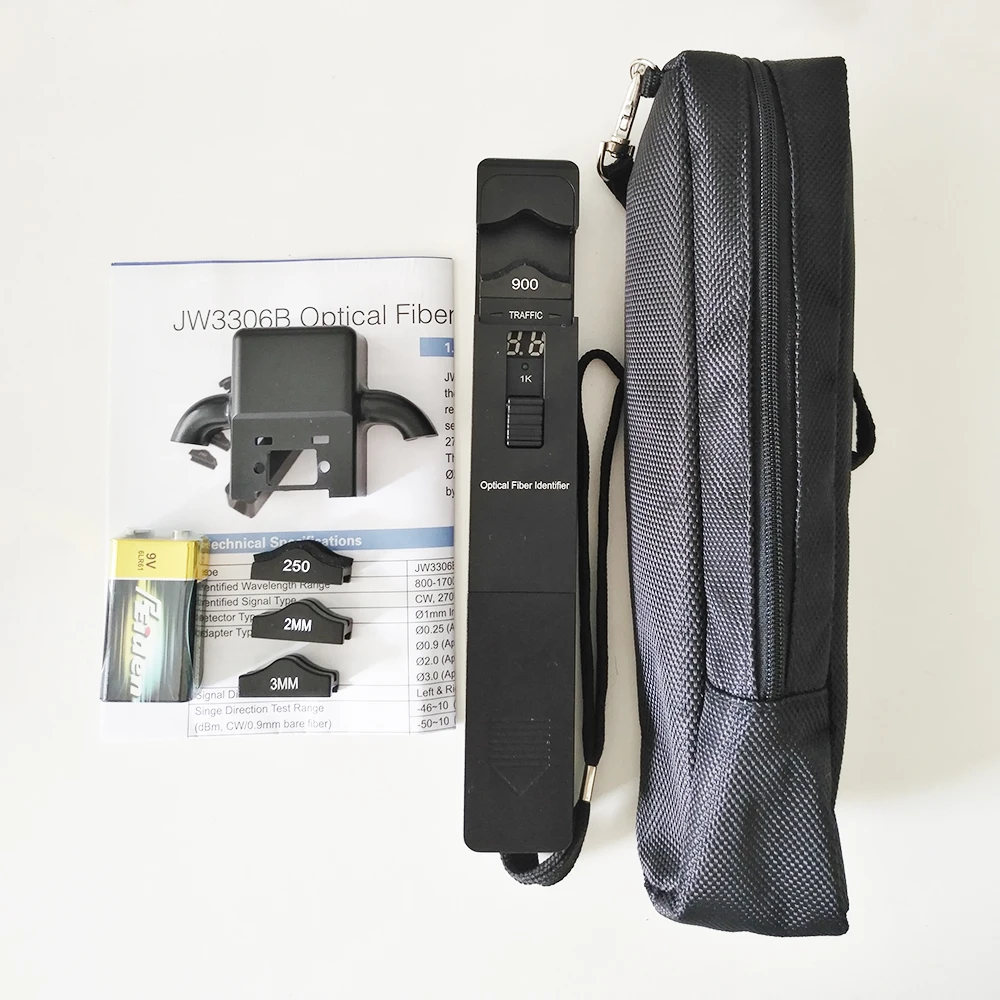 Joinwit JW3306B Optical Fiber Traffic Identifier Fiber Optic Tool Equiped with Sunshade and Adapter
Joinwit JW3306B Optical Fiber Traffic Identifier Fiber Optic Tool Equiped with Sunshade and Adapter