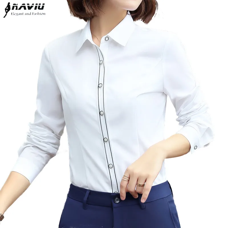 Naviu high quality fashion women white blouse OL elegant slim long sleeve plus size chiffon shirt office ladies work wear tops
Naviu high quality fashion women white blouse OL elegant slim long sleeve plus size chiffon shirt office ladies work wear tops