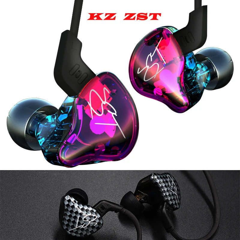 Original Sport Music Headset KZZST BA+DD Earphone Hybrid Headset HIFI Bass Noise Cancelling Earbuds Headset with Replaced Cable
Original Sport Music Headset KZZST BA+DD Earphone Hybrid Headset HIFI Bass Noise Cancelling Earbuds Headset with Replaced Cable