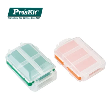 

100% Original Taiwan Pro'sKit SB-1007K 2Pcs Multi-functional Parts Box Finishing Plastic Bin Classification Box Tool Case