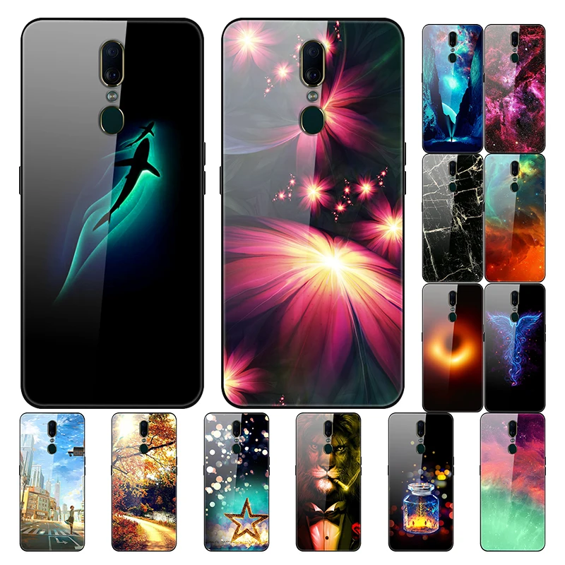 Glass Phone Cases For Oppo F11 Case 6.53'' Fashion Hard PC Back Cover For Oppo F 11 oppoF11 Phone Shells Silicone bumper coque
Glass Phone Cases For Oppo F11 Case 6.53'' Fashion Hard PC Back Cover For Oppo F 11 oppoF11 Phone Shells Silicone bumper coque