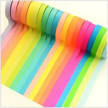 7.5mm x 5m 10pcs rainbow washi masking tape. simple rainbow solid colors tapes 
7.5mm x 5m 10pcs rainbow washi masking tape. simple rainbow solid colors tapes