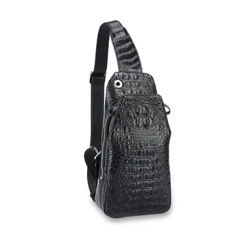 100% authentic Thai crocodile skin luxury men's recreational sports diagonal bag
100% authentic Thai crocodile skin luxury men's recreational sports diagonal bag