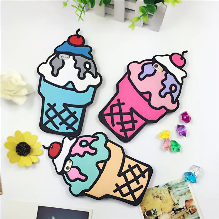 For iPhone 5 5S SE 6 6S 6Plus 6SPlus 7 7 Plus Coque Hot Cartoon 3D Ice Cream Soft Silicon Phone Back Cover Phone Case
For iPhone 5 5S SE 6 6S 6Plus 6SPlus 7 7 Plus Coque Hot Cartoon 3D Ice Cream Soft Silicon Phone Back Cover Phone Case