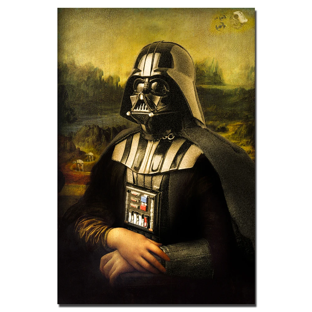 Star Wars Darth Vader - Mona Lisa Canvas Painting Wall Art Pictures for Living Room Home Decor Poster D03
Star Wars Darth Vader - Mona Lisa Canvas Painting Wall Art Pictures for Living Room Home Decor Poster D03