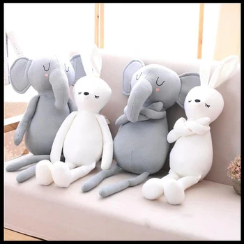 Baby Plush Toy Cute Animals Elephant Rabbit Shape Cushion Knitting Pillow Animals Doll Photo Props Sofa Decor Birthday Gifts -30
Baby Plush Toy Cute Animals Elephant Rabbit Shape Cushion Knitting Pillow Animals Doll Photo Props Sofa Decor Birthday Gifts -30