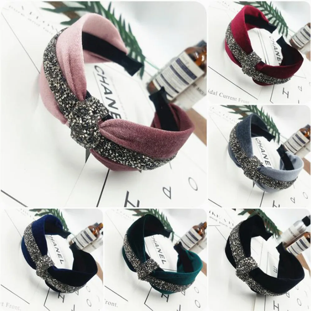 Fashion 2019 New Style Hairband Headband Handmade Hair Band Shining Knot Wide Hair Hoop Hair Accessories
Fashion 2019 New Style Hairband Headband Handmade Hair Band Shining Knot Wide Hair Hoop Hair Accessories