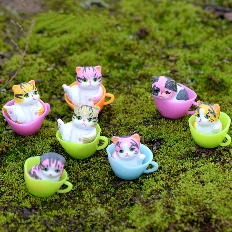12pcs Cute Cup Cat Moss Micro Landscape Mini Resin Crafts Ornaments DIY Cake Decor Accessories Artificial Cats Simulation Model
12pcs Cute Cup Cat Moss Micro Landscape Mini Resin Crafts Ornaments DIY Cake Decor Accessories Artificial Cats Simulation Model