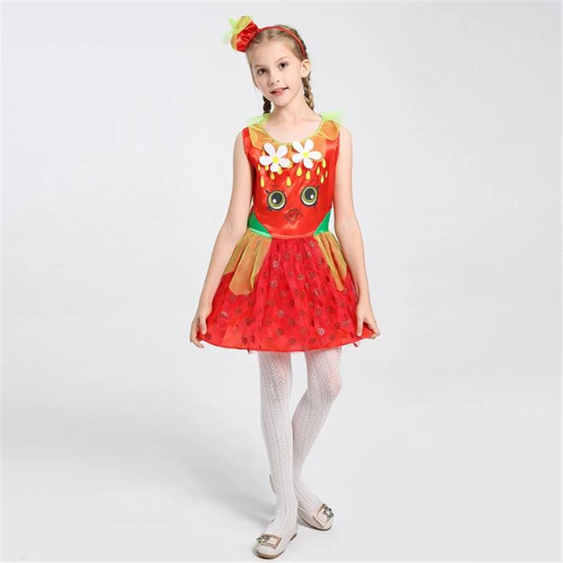Cute Girls Strawberry Princess Costume Halloween Kids Children Fruit Cosplay Clothing
Cute Girls Strawberry Princess Costume Halloween Kids Children Fruit Cosplay Clothing
