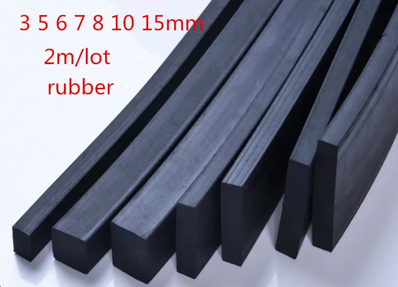 2 m/lot square rubber seal for doors and windows anti-collision sound insulation black rubber sealing strip thick 3 5 6 7 8 10mm
2 m/lot square rubber seal for doors and windows anti-collision sound insulation black rubber sealing strip thick 3 5 6 7 8 10mm