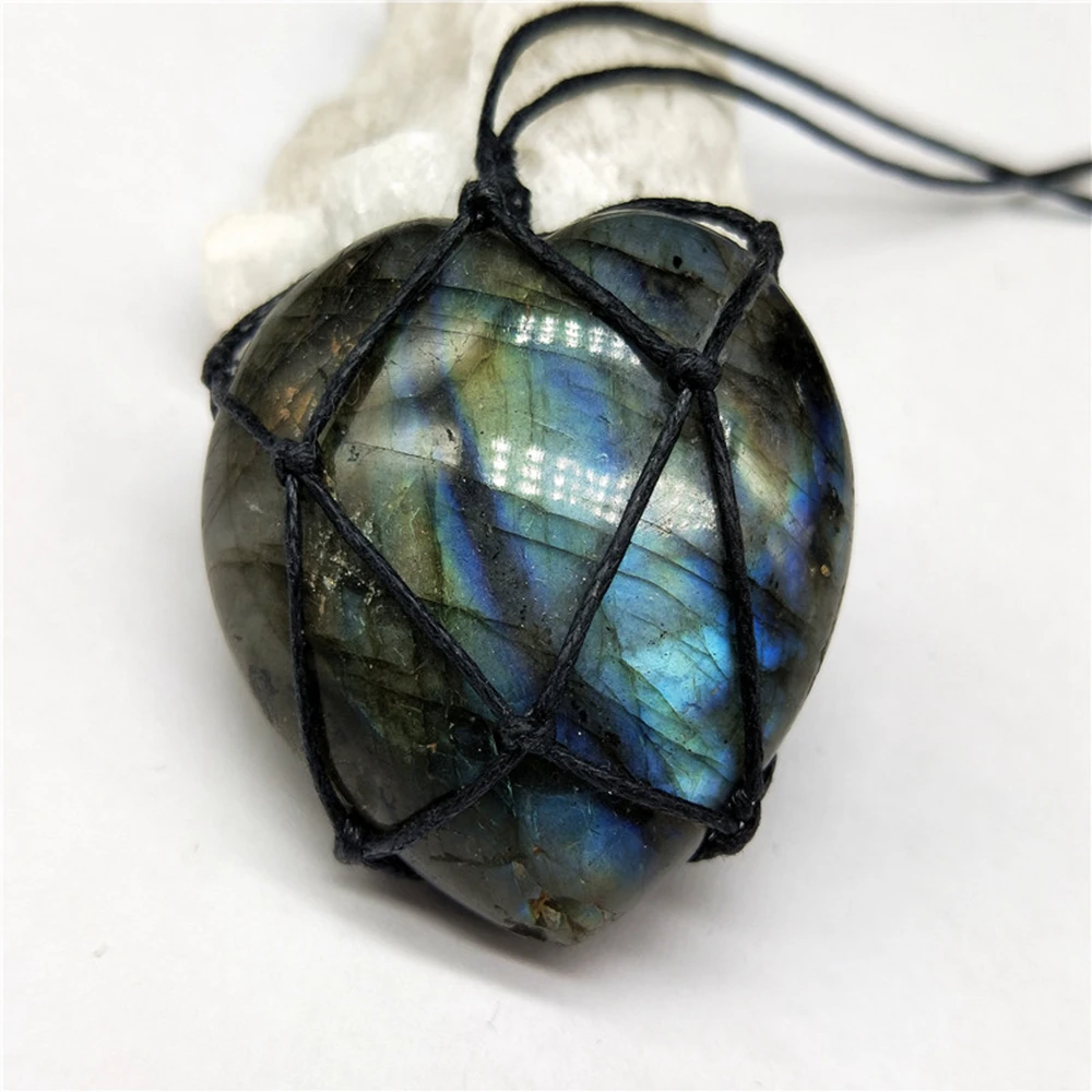 Labradorite Necklace Natural Stone Pendant Wrap Braid Necklace Yoga Macrame Necklace For Men Women Energy Necklace Mujer Kolye
Labradorite Necklace Natural Stone Pendant Wrap Braid Necklace Yoga Macrame Necklace For Men Women Energy Necklace Mujer Kolye