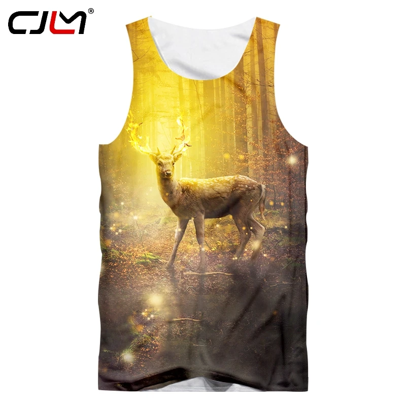 CJLM Man Harajuku New Loose 3D Printed Funny Golden Deer Sleeveless Big Size Men's Tank Top 5XL
CJLM Man Harajuku New Loose 3D Printed Funny Golden Deer Sleeveless Big Size Men's Tank Top 5XL