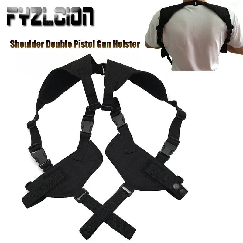 Outdoor Tactical Left Right Hand Nylon Holster Gun Under Arm Shoulder Double Pistol Gun Holster Pouch for Glock 17 19 22 23 31
Outdoor Tactical Left Right Hand Nylon Holster Gun Under Arm Shoulder Double Pistol Gun Holster Pouch for Glock 17 19 22 23 31