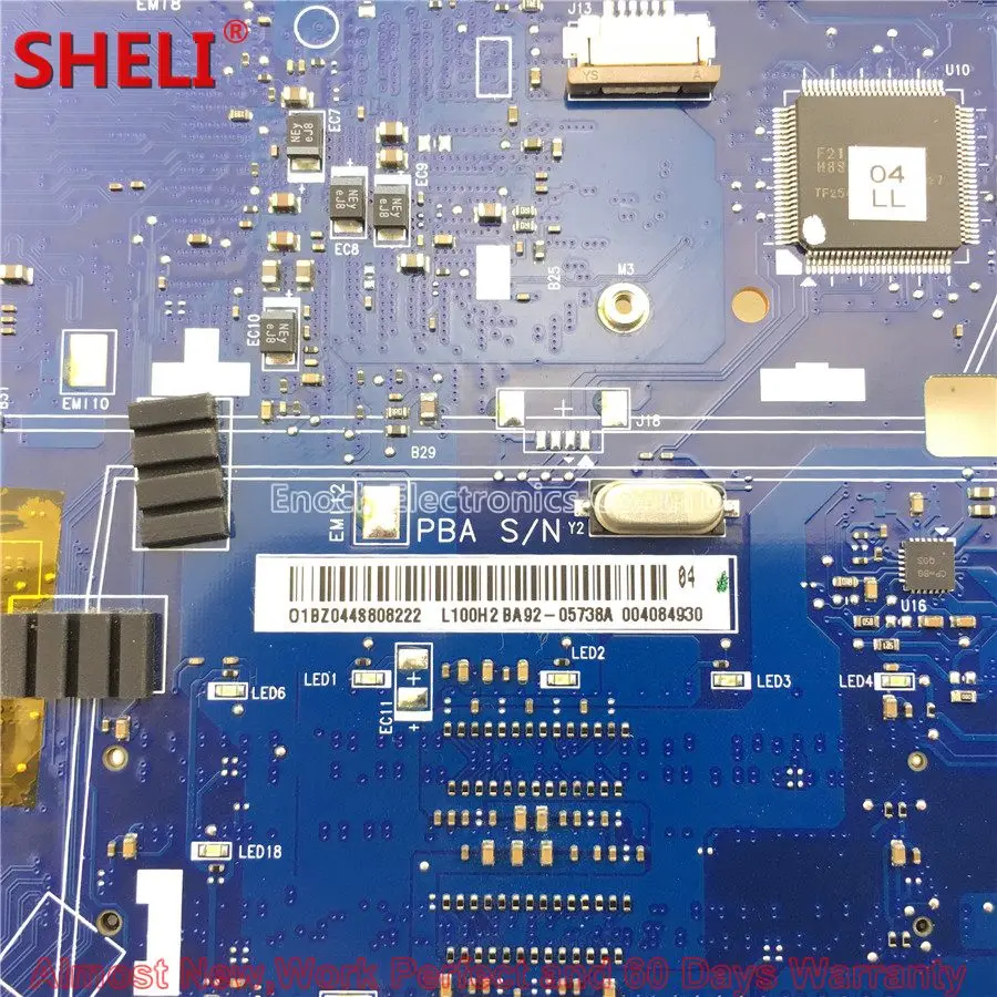 BA92-05738A BA92-05738B Laptop Motherboard For Samsung NP-R522 R522 CANNESBONN BA41-01061A PM45 4
