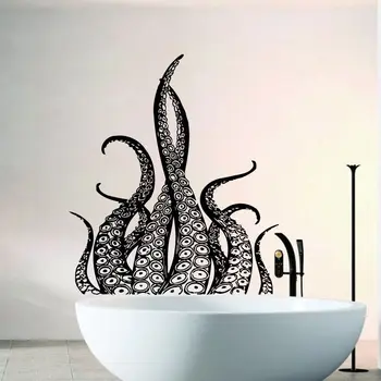 Octopus Wall Decal Tentacles Vinyl Wall Sticker Bathroom Decoration Sea Ocean Animal Wallpaper Octopus Style Bathroom Art AY953
Octopus Wall Decal Tentacles Vinyl Wall Sticker Bathroom Decoration Sea Ocean Animal Wallpaper Octopus Style Bathroom Art AY953