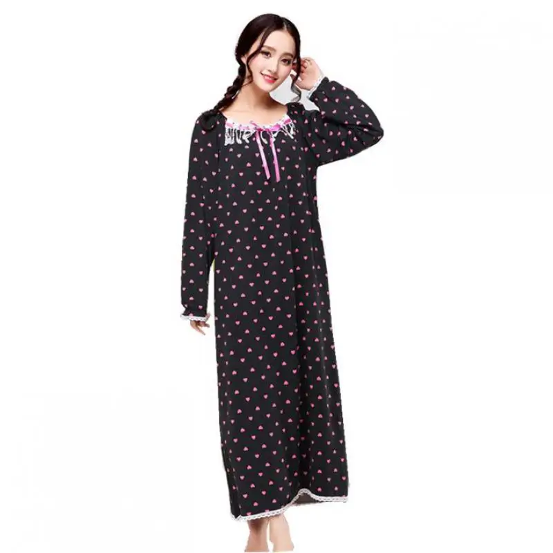 Summer NEW Long Sleeve Nightgown Female Sleep Dress Cotton Sleepwear Nightdress Printed Night Gown Sleepshirt Casual Home Wear
Summer NEW Long Sleeve Nightgown Female Sleep Dress Cotton Sleepwear Nightdress Printed Night Gown Sleepshirt Casual Home Wear