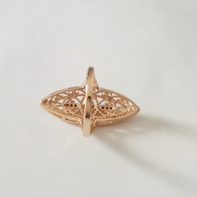 585 Золотое женское стандартное кольцо для вечерние модные ювелирные изделия