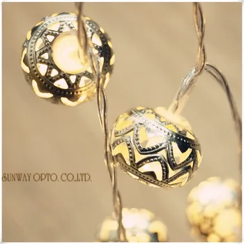 3.3 M 20 led Battery Operated Moroccan Orb LED Fairy String Lights Patio Wed Party Christmas lights Bedroom Holiday Decoration
3.3 M 20 led Battery Operated Moroccan Orb LED Fairy String Lights Patio Wed Party Christmas lights Bedroom Holiday Decoration