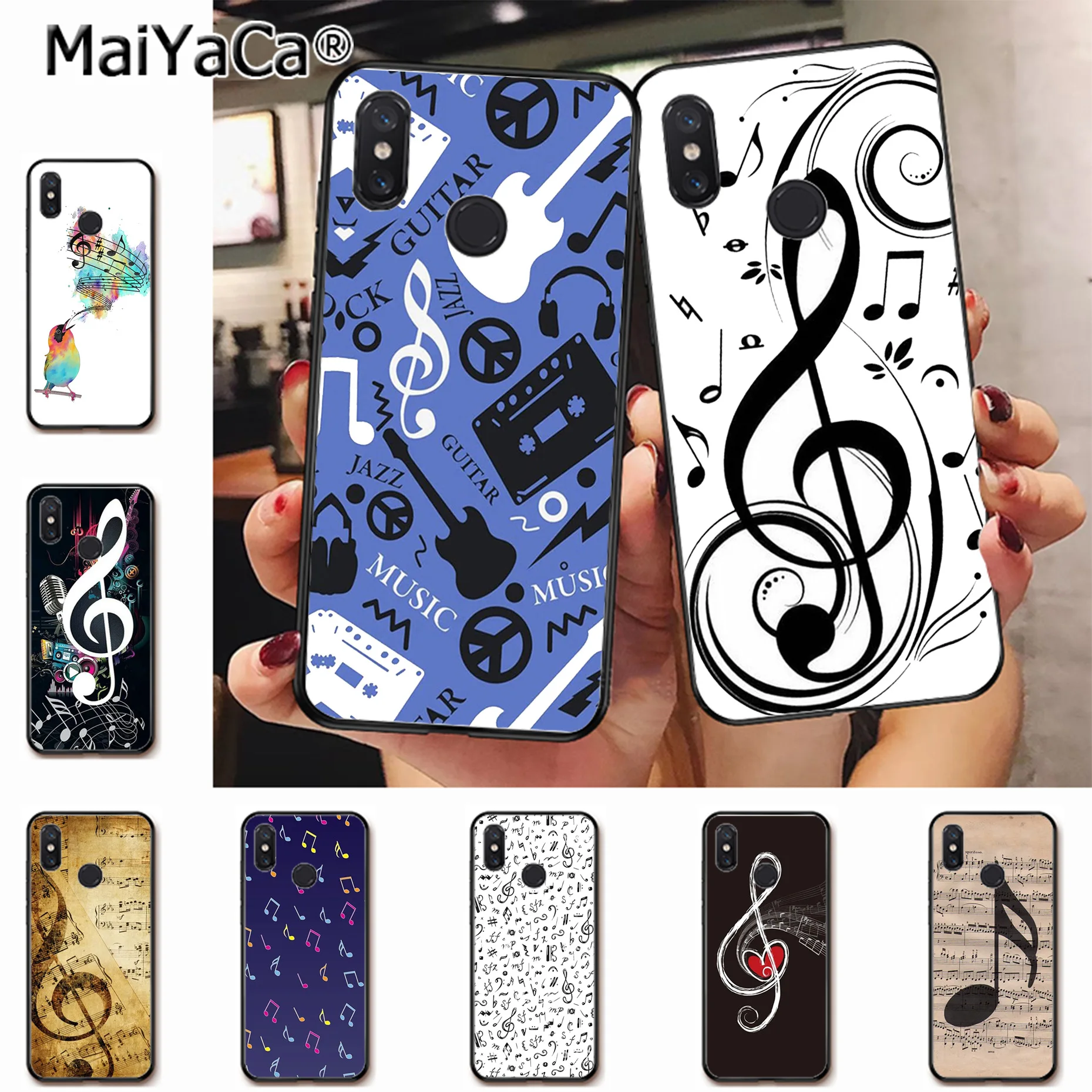 MaiYaCa old musical note Colorful painted phone case for xiaomi mi 6 8 se note2 3 mix2 redmi 5 5plus note 4 5 5 Mobile Cases
MaiYaCa old musical note Colorful painted phone case for xiaomi mi 6 8 se note2 3 mix2 redmi 5 5plus note 4 5 5 Mobile Cases