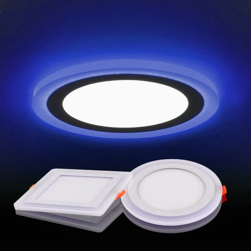 Double Color LED Panel Light Round Square Ultra Thin Downlight AC220V 24W Ceiling Recessed Light For Indoor Bathroom Illuminate
Double Color LED Panel Light Round Square Ultra Thin Downlight AC220V 24W Ceiling Recessed Light For Indoor Bathroom Illuminate