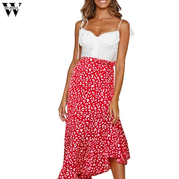 Womail Skirt Women Summer Elastic Waist Leopard Skirt Vintage Loose Long Maxi Skirt fashion daily NEW 2020 A1
Womail Skirt Women Summer Elastic Waist Leopard Skirt Vintage Loose Long Maxi Skirt fashion daily NEW 2020 A1