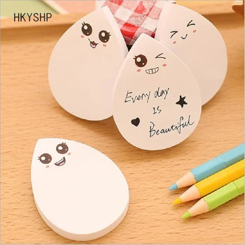 HKYSHP cute water droplets shape sticky notes message stickers cute smiley face N times paste school office supplies
HKYSHP cute water droplets shape sticky notes message stickers cute smiley face N times paste school office supplies