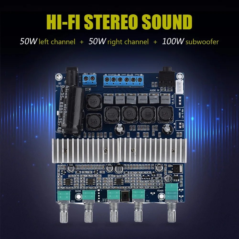 TPA3116 HIFI Stereo Digital Power Amplifier Board 100W Left Right Channel Hi-Fi Sound Amplifier Board Stereo Mono Amp Board
TPA3116 HIFI Stereo Digital Power Amplifier Board 100W Left Right Channel Hi-Fi Sound Amplifier Board Stereo Mono Amp Board