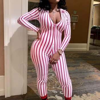 Hit Color Striped Sport Jumpsuits Deep V Zipper Full Sleeveless Sexy Bodycon Bodysuits Tracksuits Colorful Club Jumpsuit Romper
Hit Color Striped Sport Jumpsuits Deep V Zipper Full Sleeveless Sexy Bodycon Bodysuits Tracksuits Colorful Club Jumpsuit Romper
