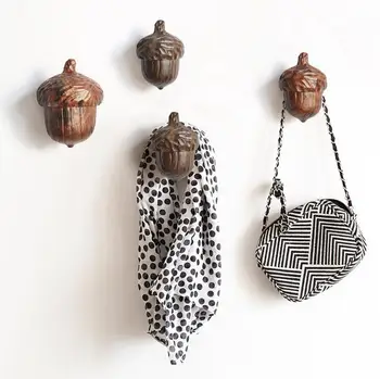 wholesale 2style Creative pinecone decoration hanging hook resin wall, hook porch bathroom coat bag Buckles hook 5pc/lot C576
wholesale 2style Creative pinecone decoration hanging hook resin wall, hook porch bathroom coat bag Buckles hook 5pc/lot C576