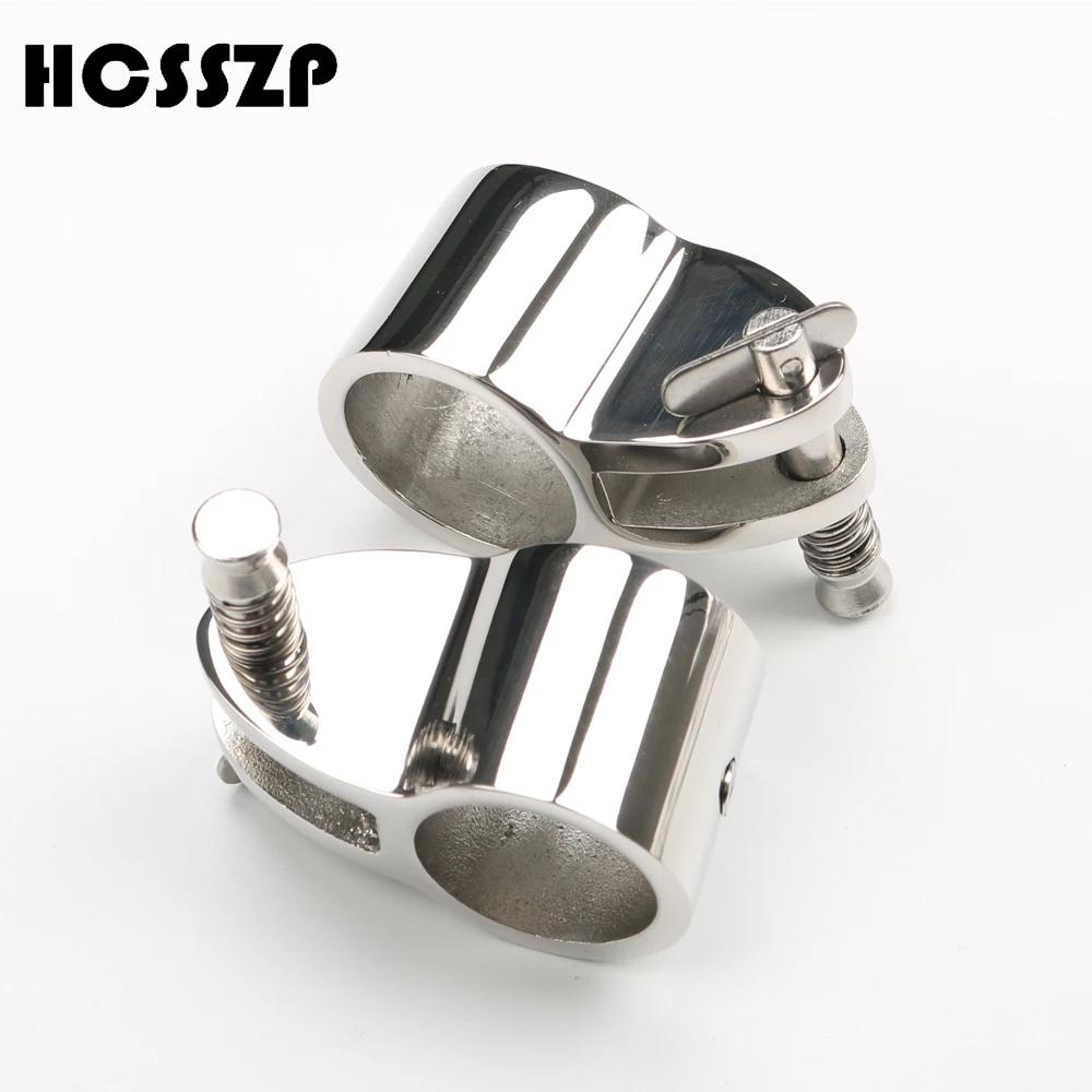 2 Pcs Stainless Steel 316 Jaw Slide Sleeve with Spring Pin 22/25 mm Bimini Top Hinged Slide Fitting Hardware Marine Boat Yacht
2 Pcs Stainless Steel 316 Jaw Slide Sleeve with Spring Pin 22/25 mm Bimini Top Hinged Slide Fitting Hardware Marine Boat Yacht