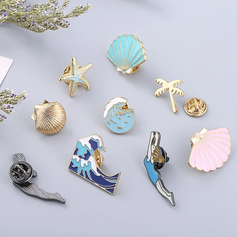 i-Remiel Fashion Starfish Conch Scallop Drops Oil Enamel Brooch Pin for Women Dress Lapel Pins Badge Shirt Collar Accessories
i-Remiel Fashion Starfish Conch Scallop Drops Oil Enamel Brooch Pin for Women Dress Lapel Pins Badge Shirt Collar Accessories