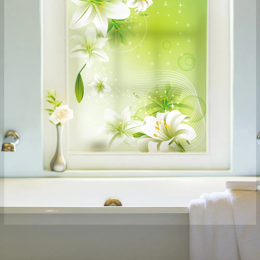 Customized Stained Static Cling Window Film Frosted Opaque Privacy Glass Sticker Decor Digital print BLT1077 Refreshing lily
Customized Stained Static Cling Window Film Frosted Opaque Privacy Glass Sticker Decor Digital print BLT1077 Refreshing lily