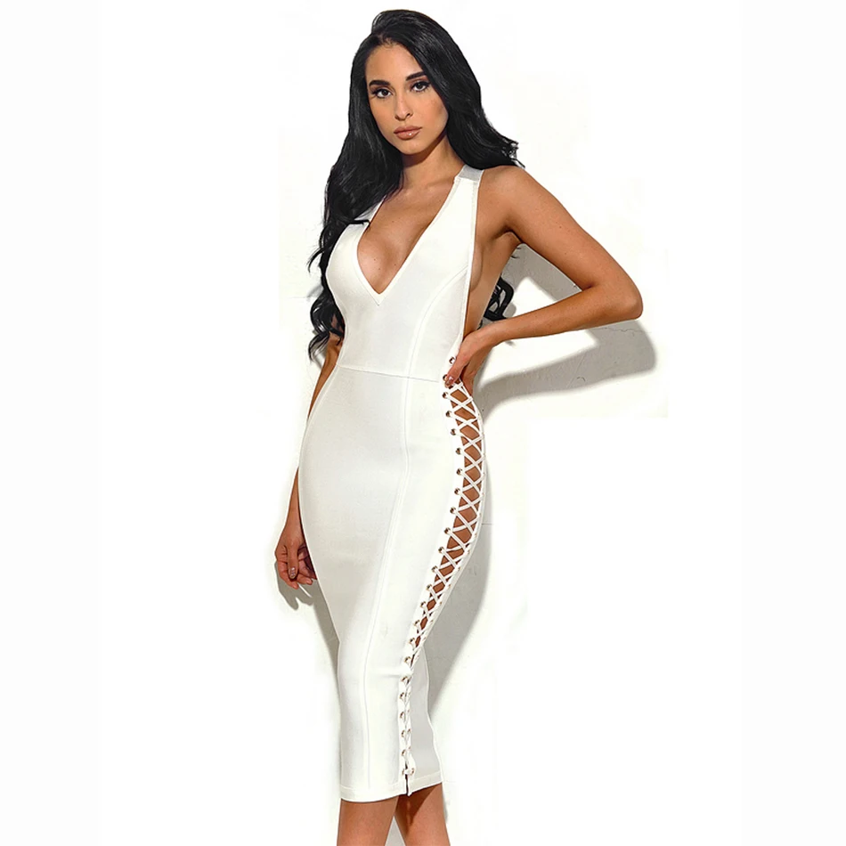 2018 Newest Summer Bandage Dress Women Celebrity Party Sleeveless Hollow Out Lace-Up Sexy Dress Women Bodycon Vestidos Wholesale
2018 Newest Summer Bandage Dress Women Celebrity Party Sleeveless Hollow Out Lace-Up Sexy Dress Women Bodycon Vestidos Wholesale