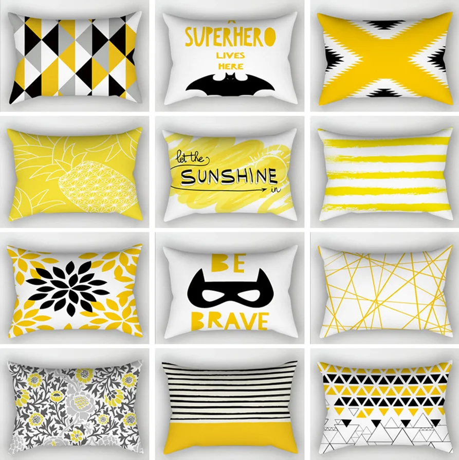 Yellow Grey Marble Geometric Cushion Cover Home Decor Velvet Pillow Cover 30x50cm Decorative Chevron Pillows Case Pillowsham
Yellow Grey Marble Geometric Cushion Cover Home Decor Velvet Pillow Cover 30x50cm Decorative Chevron Pillows Case Pillowsham