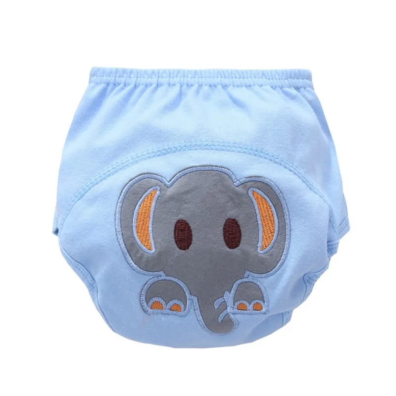 Flyish 4 Pcs Baby Potty Training Pants Training Pants for 1-3 Years/‘ Baby Adorable Animal Pattern Training Pants