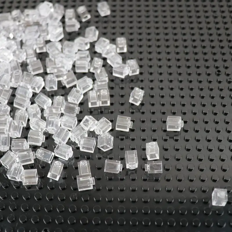 50pcs Bulk Transparent Clear 1X1 Building Blocks Castle Accessories Enlighten MOC Toys for Kids Compatible Legoes Bricks 3005
50pcs Bulk Transparent Clear 1X1 Building Blocks Castle Accessories Enlighten MOC Toys for Kids Compatible Legoes Bricks 3005
