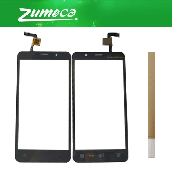 High Quality For Tele 2 Maxi Tele2 Touch Screen Digitizer Panel Lens Glass Replacement Part Black Color With Tape | Мобильные