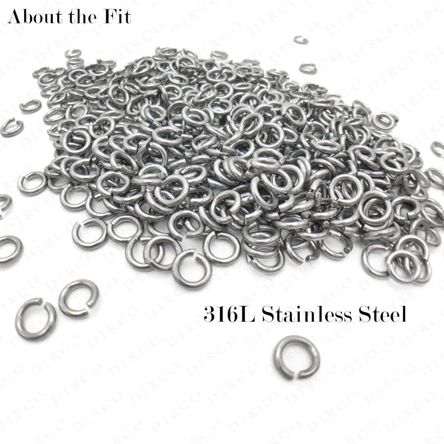 About the Fit 12Pcs/Pack Split Ring Connectors Jump Rings 316L Stainless Steel Beading Clasps Necklace Bracelet Charms Findings
About the Fit 12Pcs/Pack Split Ring Connectors Jump Rings 316L Stainless Steel Beading Clasps Necklace Bracelet Charms Findings