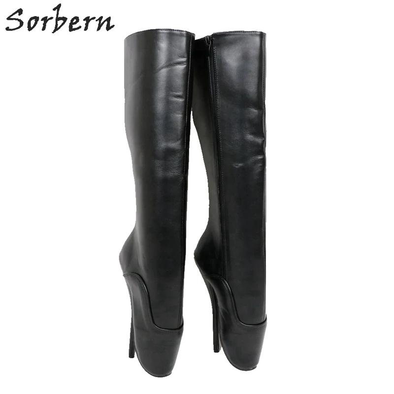 Sorbern 7 Inch Heels Ballet Boots High Heel Black Shoes For Women Vegan Booty Custom Wide Calf Dragon Heels Boots 2019
Sorbern 7 Inch Heels Ballet Boots High Heel Black Shoes For Women Vegan Booty Custom Wide Calf Dragon Heels Boots 2019