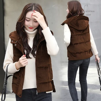 Gold velvet vest female Korean version of the wild vest hooded vest down coat 2020 autumn and winter short coat
Gold velvet vest female Korean version of the wild vest hooded vest down coat 2020 autumn and winter short coat