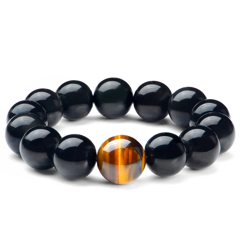 Jewelry Bracelet Tiger Eye Obsidian Beads Bracelet Women Bracelets 8-16mm Wholesale Natural Stone Crystal Bracelet For Couples
Jewelry Bracelet Tiger Eye Obsidian Beads Bracelet Women Bracelets 8-16mm Wholesale Natural Stone Crystal Bracelet For Couples