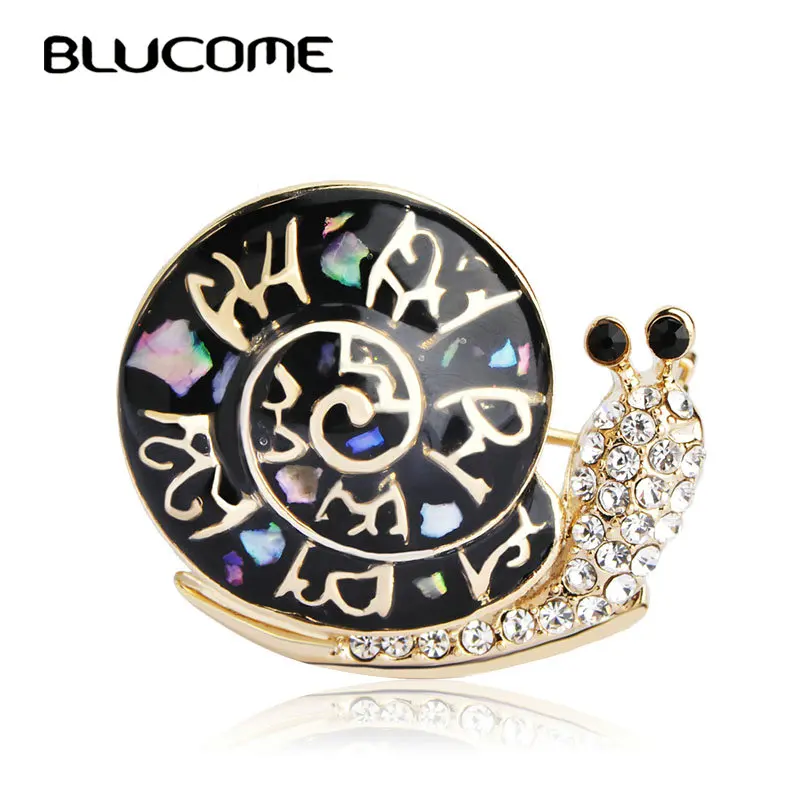 Blucome Fashion Abalone Shell Snails Brooch Christmas Gifts Black Insect Brooches Women Accessories Pins Stainless Steel Corsage
Blucome Fashion Abalone Shell Snails Brooch Christmas Gifts Black Insect Brooches Women Accessories Pins Stainless Steel Corsage